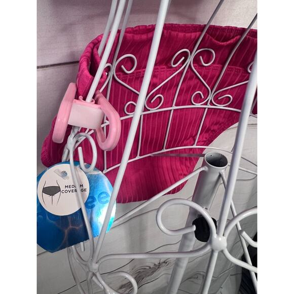 Decree Size Small Two Piece Bathing Suit NWT Magenta - Picture 5 of 7